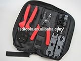 LY-K2546-3 MC4 crimping tool set for MC4 connector solar cable,MC4 spanner crimper wire cutter combined solar PV tool kit