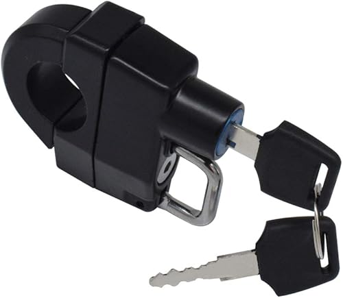 7/8 "1" universal motocicleta partes casco bloqueo antirrobo seguridad aleación de aluminio cerraduras con 2 llaves para Harley Davidson Sportster