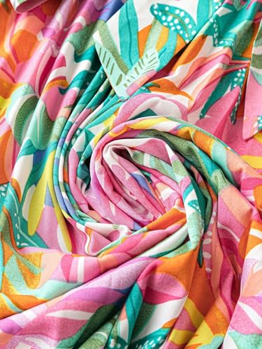 Image of SISKIN Summer Dresses for Women 2025, Boho Elegant Weeding Party Beach Resort Dresses for Women 2025 Casual Spring, Floral Multicolor Ruffle High Neck Midi A-line Pleated Belt Dress Green M
