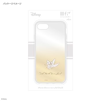 ティンカーベルiphoneカバー(iphone7/8対応) iPhone8/7用 箔押しクリアケース ティンカー・ベル｜株式会社PGA