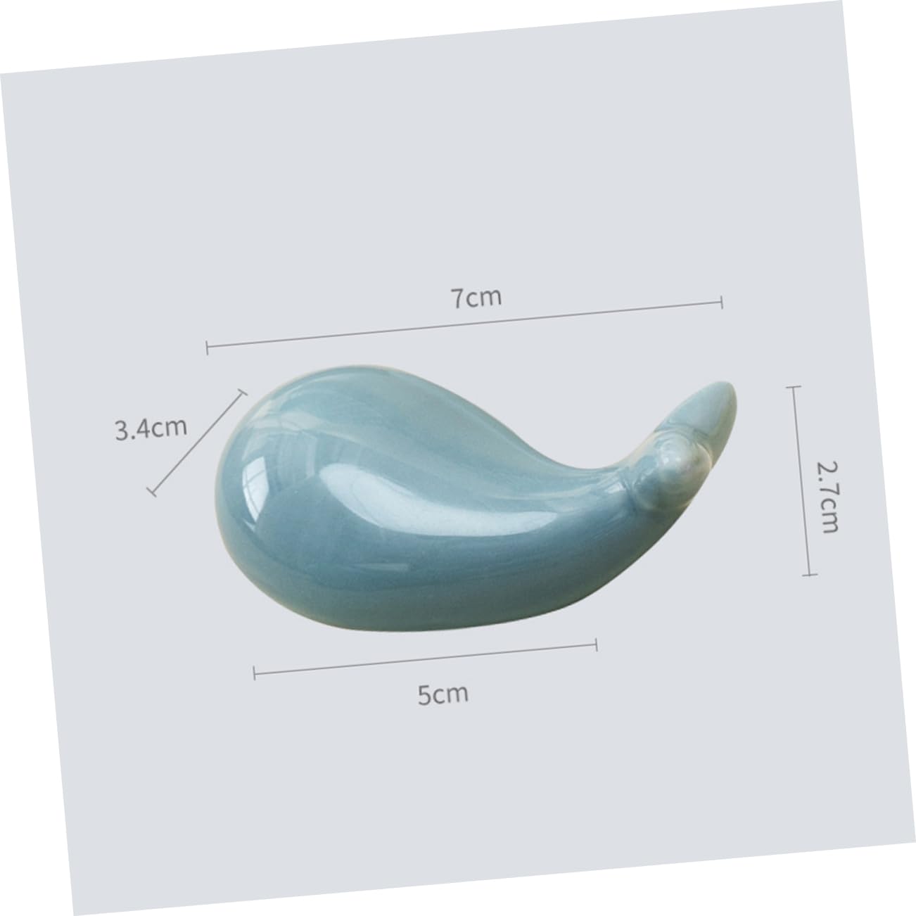 GRIRIW 4pcs Ceramic Cutlery Holder Desktop Spoon Holder Tableware Stand Chinese Chopstick Rest Whale Chopsticks Holder Chopsticks Spoon Holder Chopsticks Rests Holder Ceramics