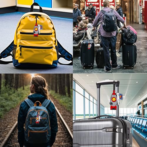 Lego Silicone Bag Tag - Rocket Boy (52852), 1, Luggage Tag, for Travel, Suitcase, Backpack, Summer Beach Bag4