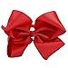 MEEDEE Red Big Bow Headband Fashion Solid Grosgrain Ribbon Hair Bow for Holiday Styling, Makeup, Cosplay, and Party Headwear Handmade