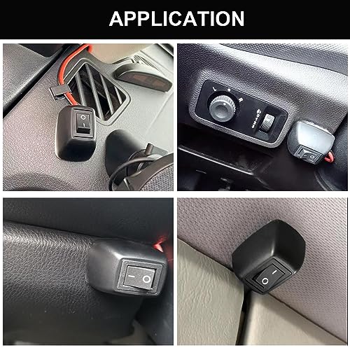OELFFOW Inline KCD1 Rocker Switch 6A-250V 16A-125V SPST ON-Off Switch Box with Self-Adhesive for Car Boar Household Appliances - Thumbnail 7