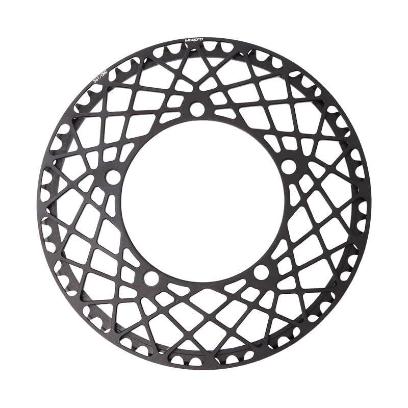 Platos para Bicicletas Plato de Bicicleta 130 BCD Corona Plato 53T 56T 58T Dientes Plegable BMX Rueda Dentada Platos y bielas