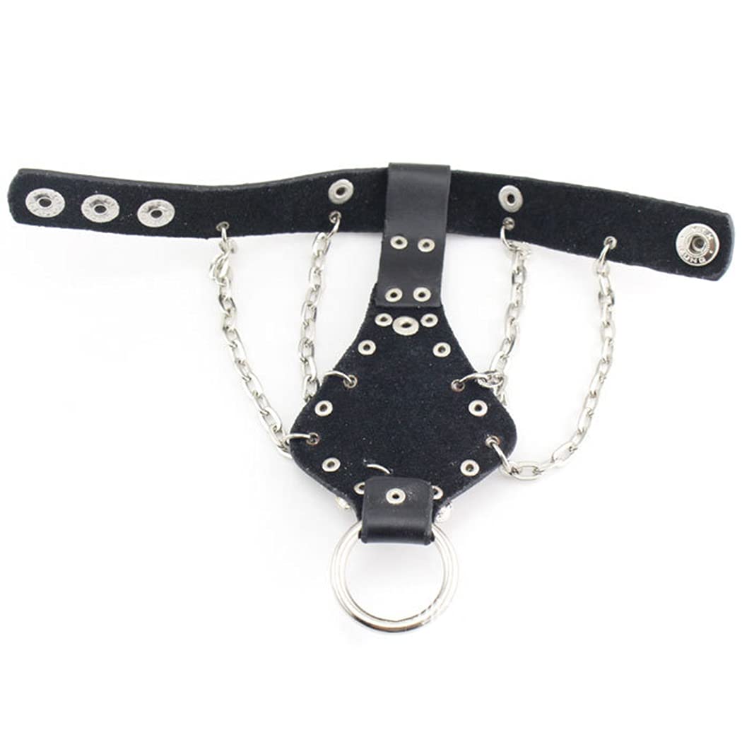 LicogelLicogel Hand Bracelet Faux Leather Unisex Fashion Punk Cool Adjustable Finger Bracelet Skeleton Bracelet Woman Man Hip Hop Adjustable