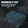 NIKALAIKA Floor Mats & Cargo Liner for 2021 2022 2023 2024 2025 2026 Envision All Weather Protection TPE Rubber Floor Liners for 2026 Envision Full Set Automotive Mat Accessories, Black