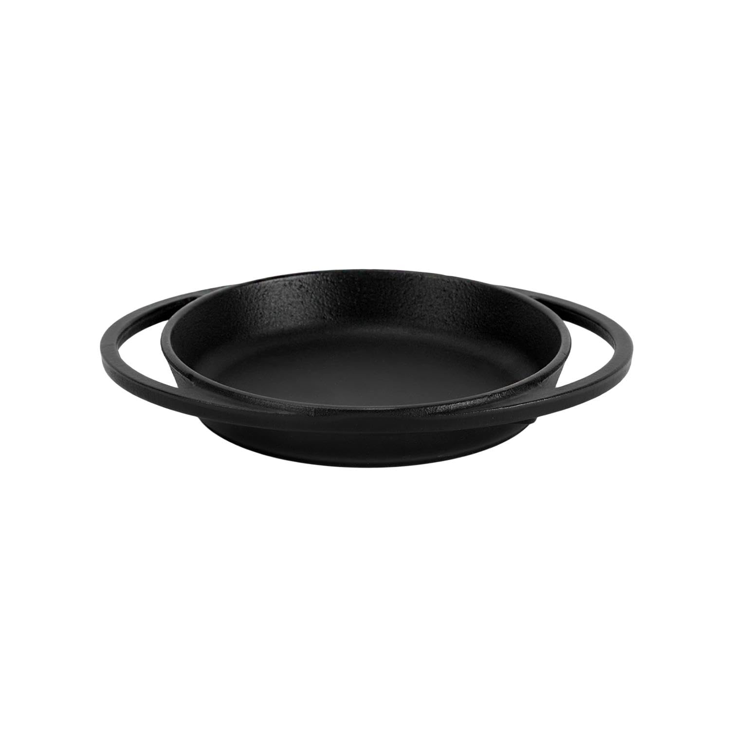 Lava Pişirme Kabı LV ECO Y FT 16 Yuvarlak Tabak, Çap 16 cm, Dökme Demir, Siyah
