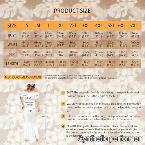 Image of Polynesian Dresses for Women Off Shoulder Maxi Dress Puletasi Samoan Dresses S-7XL