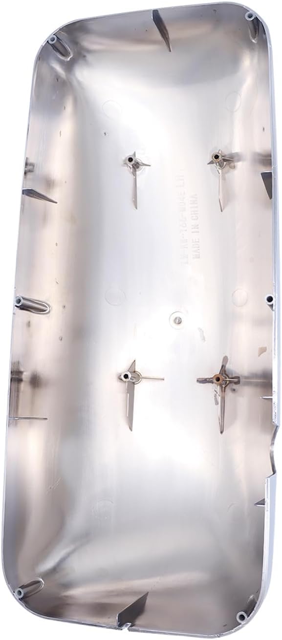 Chrome Door Mirror Covers Pair Fit for Kenworth T660 Side Mirror Covers Compatible with Kenworth T170 T270 T370 T440 T470 T800 T600 (Driver Side and Passenger Side)