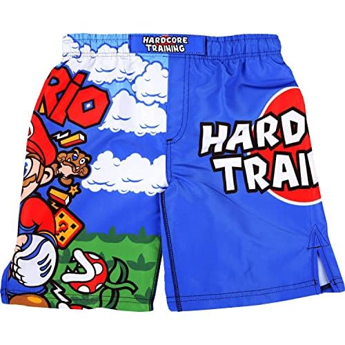 Hardcore Training Short Enfant MMA Boxe Musculation Gym Fitness | Sport, Muay Thai, Kickboxing, Jiu Jitsu, Combat, Été, Entraînement, Léger