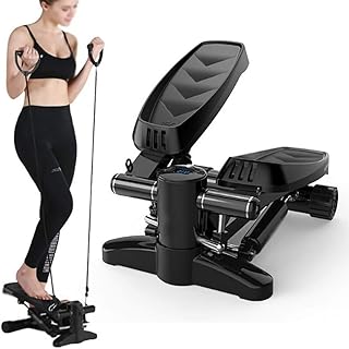 Mini Home Stepper, Indoor Stepper Fitness Equipment, Portable Mute Stepper, Indoor Swing Exercise, Mini Multifunctional Pedal Fitness Equipment Hello