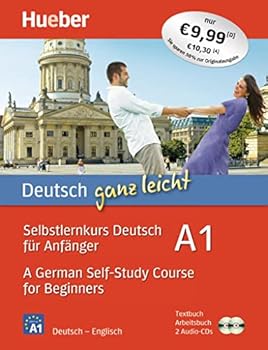 Paperback Deutsch ganz leicht A1 - A German Self-Study Course for Beginners: 2 Books & CDs [German] Book