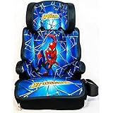 KidsEmbrace Marvel Spider-Man High Back Booster Car Seat, Spider-Man Blue Web