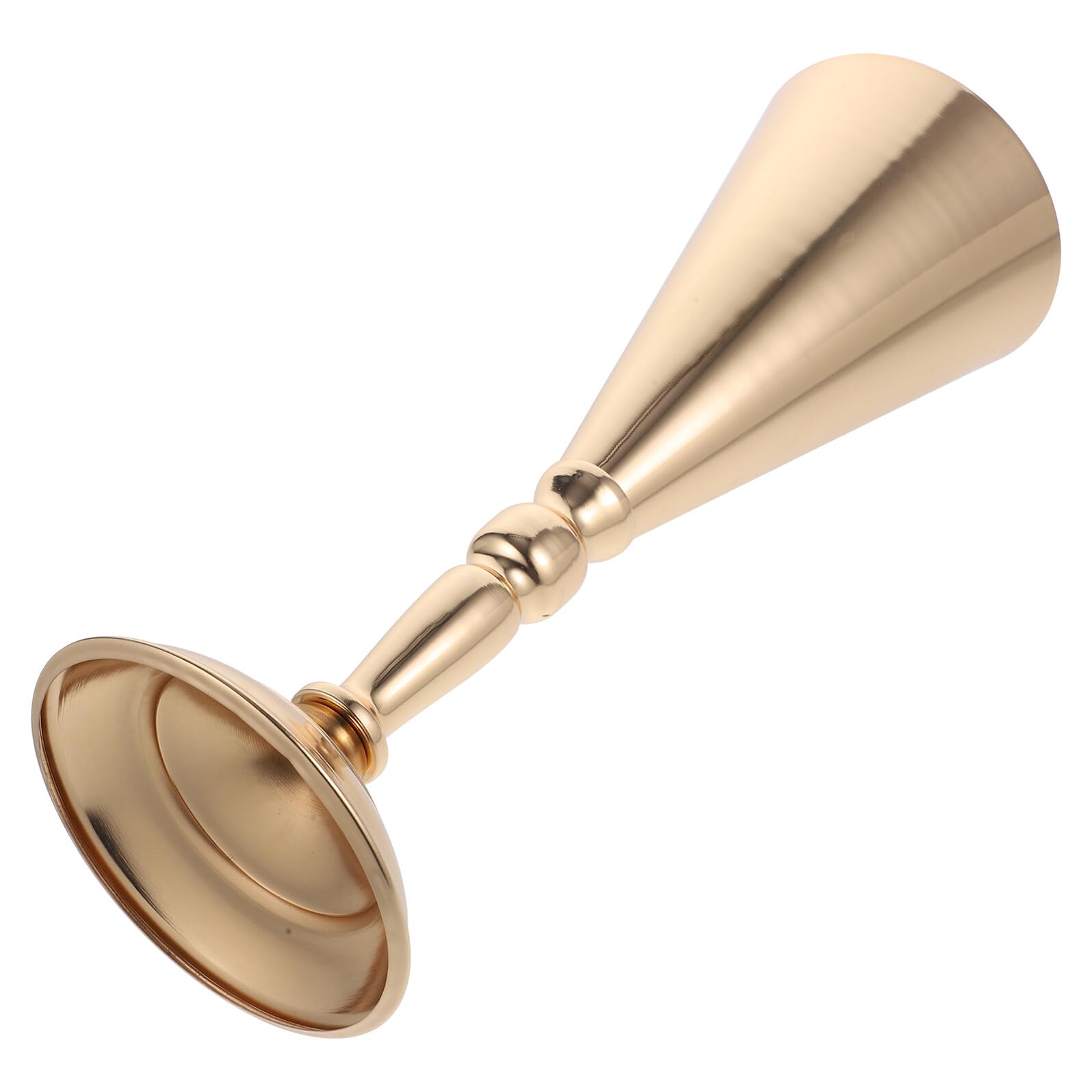 FOMIYES Vaso Centrotavola in Metallo a Forma di Tromba per Decorazioni Tavoli Matrimonio e Feste, Elegante e Resistente per Allestimenti e Composizioni Floreali