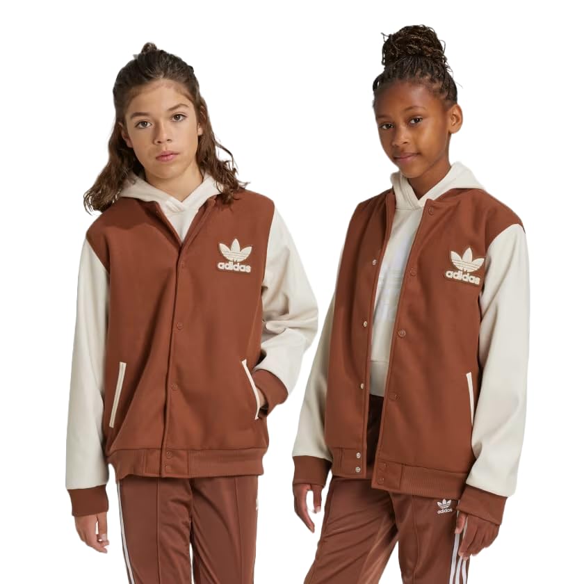 adidas ORIGINALS UNISEX ADICOLOR JACKET KIDS, Preloved Brown, MEDIUM3