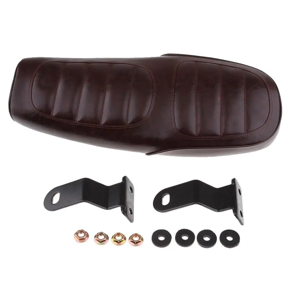 fahrer beifahrersitz Universeller Motorradsitz Flat Vintage 64 cm