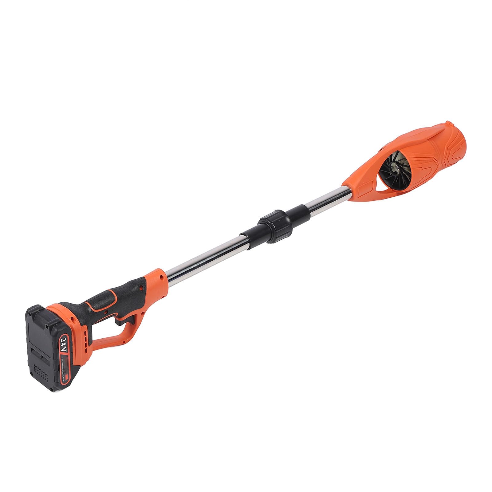 Soffiatore per foglie elettrico senza fili ABS Soffiatore per foglie portatile pieghevole alimentato a batteria con batteria da 1500 mAh e caricabatterie per prato, patio,