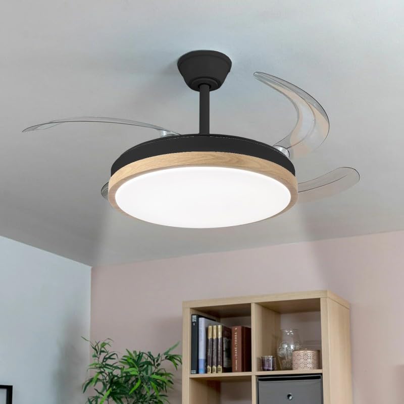 Ventilador de Techo Breeze César Collection con Luz LED y Mando a Distancia