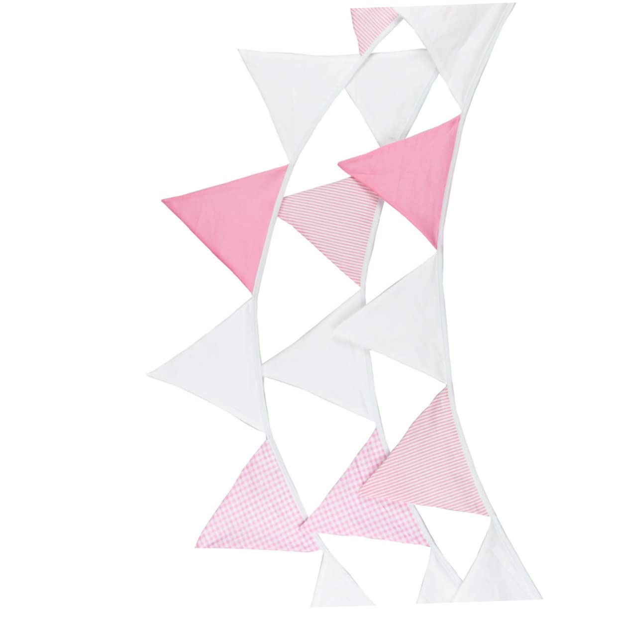 Happyyami 3 Piezas Del Banderín De La Boda Empavesado Del Banderín Del Triángulo Banderín De Cumpleaños Pancarta Rosa Blanca Del Empavesado Pancartas Cuarto De Los Niños
