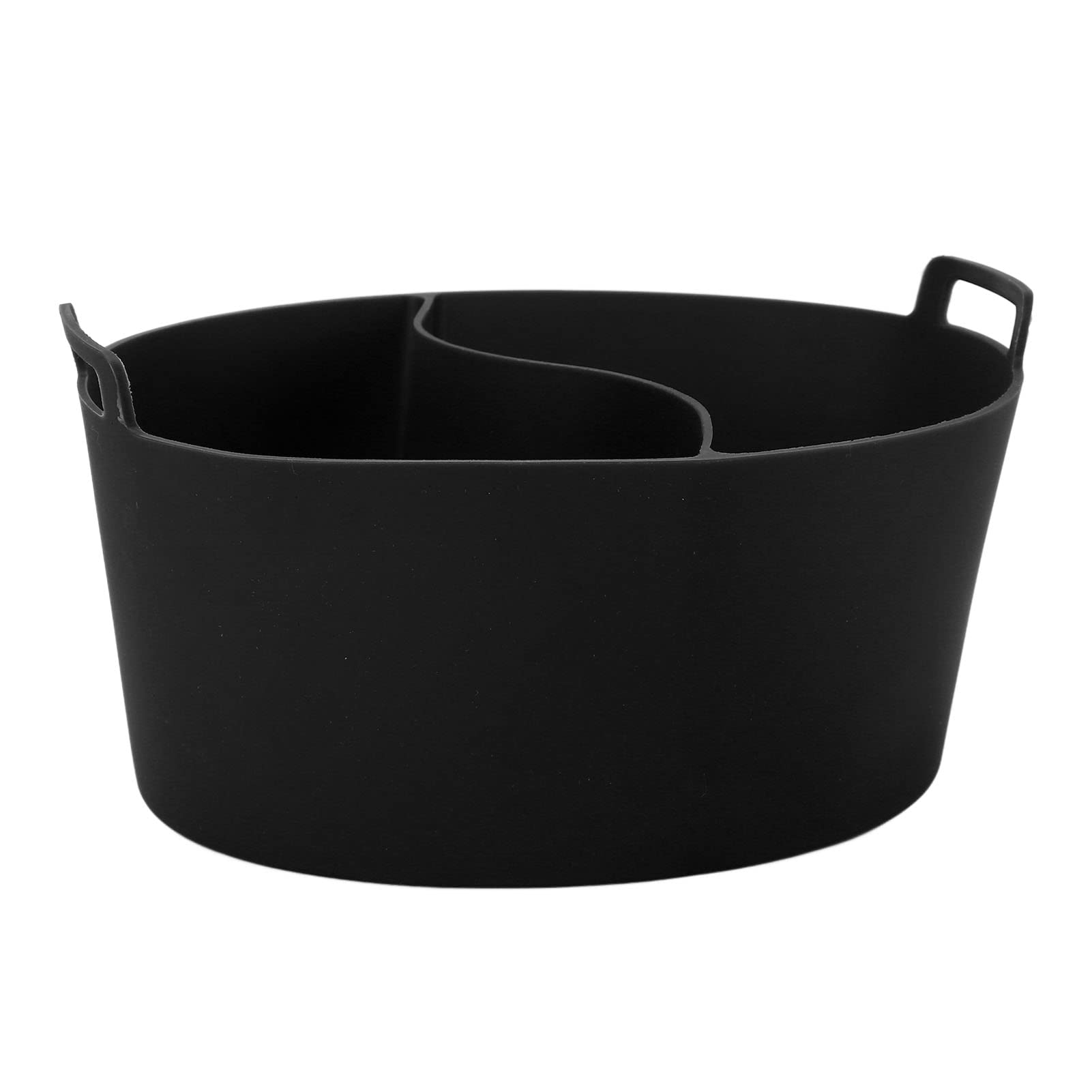 Revestimiento de Olla de Cocción Lenta, Silicona de Grado Alimenticio, Resistente a Fugas, Reutilizable, Resistente Al Calor, Revestimiento Divisor de Olla (Negro)