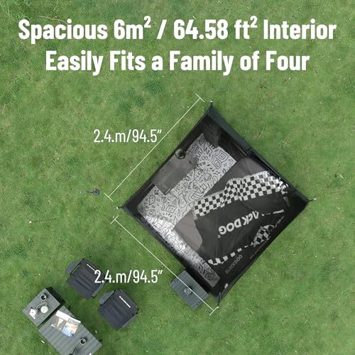 Carpa portátil para camping Windhike 4 personas 5m2 miniatura 4