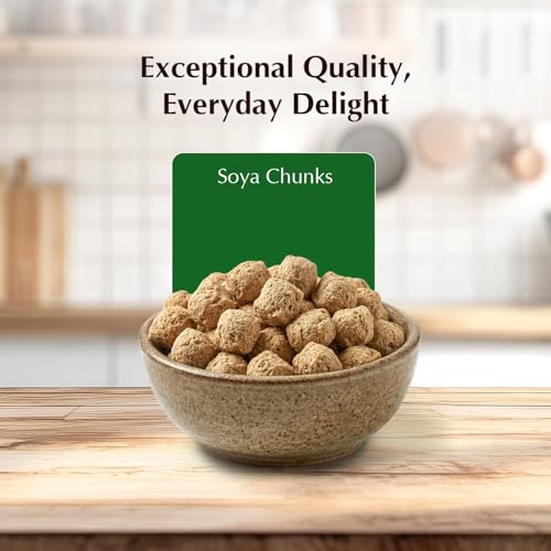 Image of Amazon Brand- Vedaka Soy Chunks, 1 Kg
