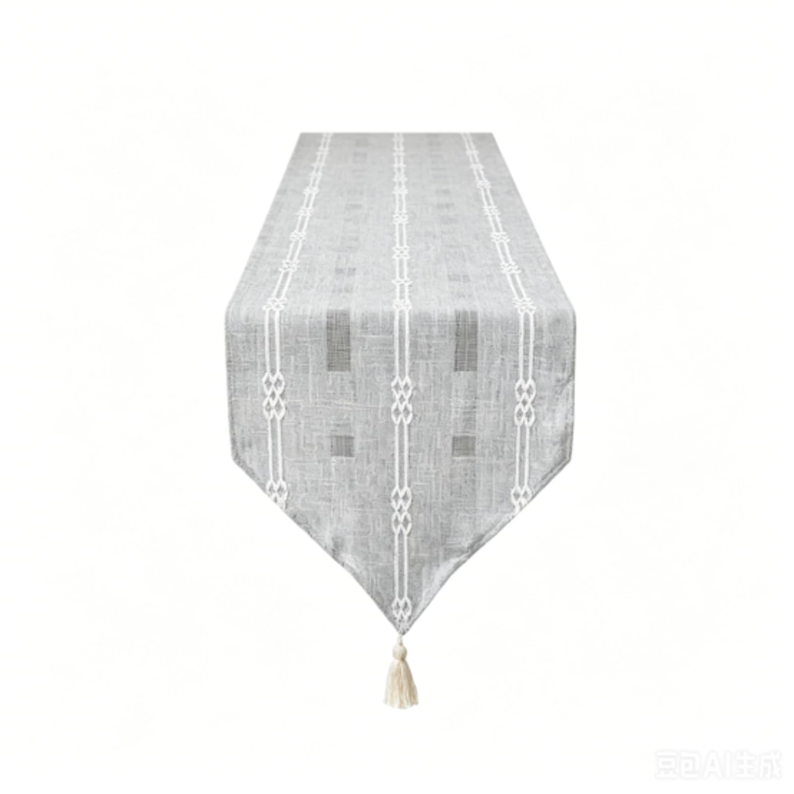 Linen Boho Table Runner Tassels Farmhouse Dining Kitchen Coffee Table Decor