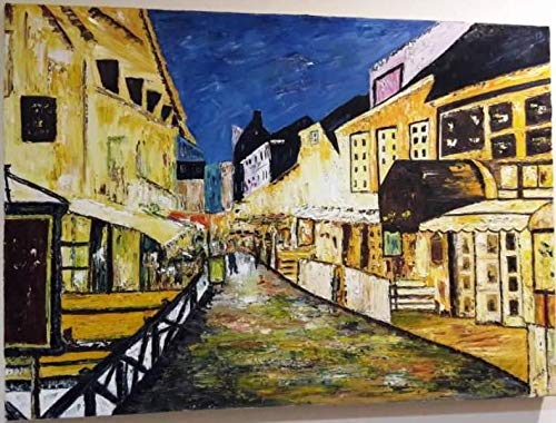 Street scene,Canvas