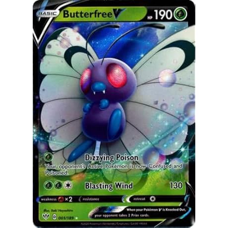 Butterfree V: A Breathtaking Ultra Rare for Pokémon Enthusiasts