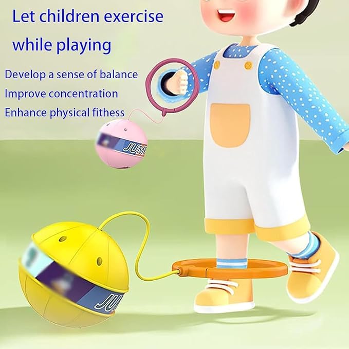 Leuchtender Hüpfball, Balanceball-Sprungball, Knöchel-Skipball for das Training von Kindern,Hüpfball