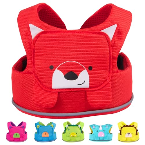 Trunki ToddlePak - Guinzaglio per Bambini e Bretelle Primi Passi – Bretelle Bambino Primi Passi - Guinzaglio Bambini Felix Volpe (Rosso)