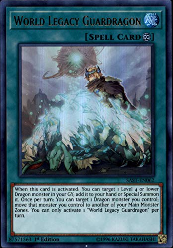 Yu-Gi-Oh! - World Legacy Guardragon - SAST-EN062 - Savage Strike - First Edition - Ultra Rare