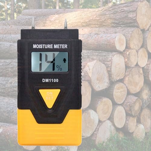 Compteur de bois numérique portable avec double unité de mesure