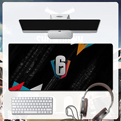 Mouse Pads Gaming Mouse Pads Cute Rainbow Six Siege 80x30cm ...