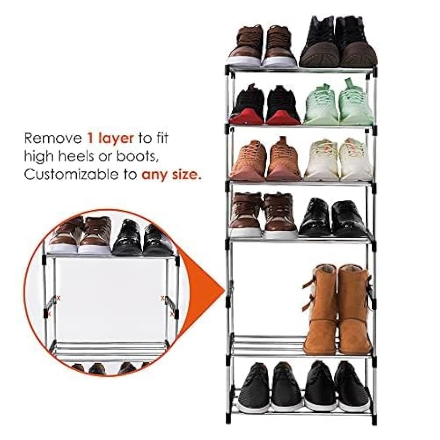 Siple Houseware 4-Tier Stakable Shoe Racks And 47 Siilar Ites