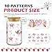 UV DTF Cup Wrap - 10 Sheets Pink Coquettte Bows UV DTF Cup Wraps for 16 oz Glass Water Bottle, Cute Highland Cow Cowgirl Cold Transfer Stickers DIY Tumbler Journal Decoration for Women