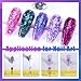 Laza 12 Colors Glitter Nail Art Acrylic Nails Powder Mixed Sequins Iridescent Flakes Ultra-Thin Paillette Sparkles Tips Chunky Box 120g for Face Eyes Body Hair Crafts Tumblers - Mermaid Princess