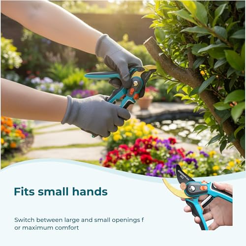 Tijeras de podar jardín con corte 1 pulg SK5 carbono miniatura 3