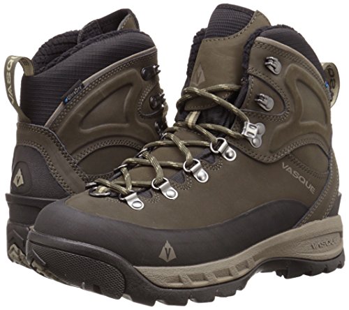 Vasque Men's Snowblime Ultradry Insulated Snow Boot, Black Olive/Brindle, 10.5 M US