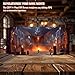 CZYY DM Screen 4-Panel Cardboard Game Master Screen with Erasable & Clear Pockets, Dungeon Artwork Game Master Shield Tool for Dungeon Master and RPG Player (Style A)