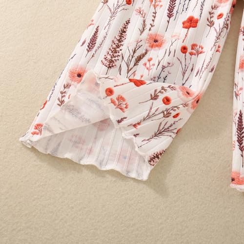 Infant Toddler Baby Girl Romper Jumpsuit Sleeveless Halter Floral One Piece Outfit Overall Pants Summer Clothes4