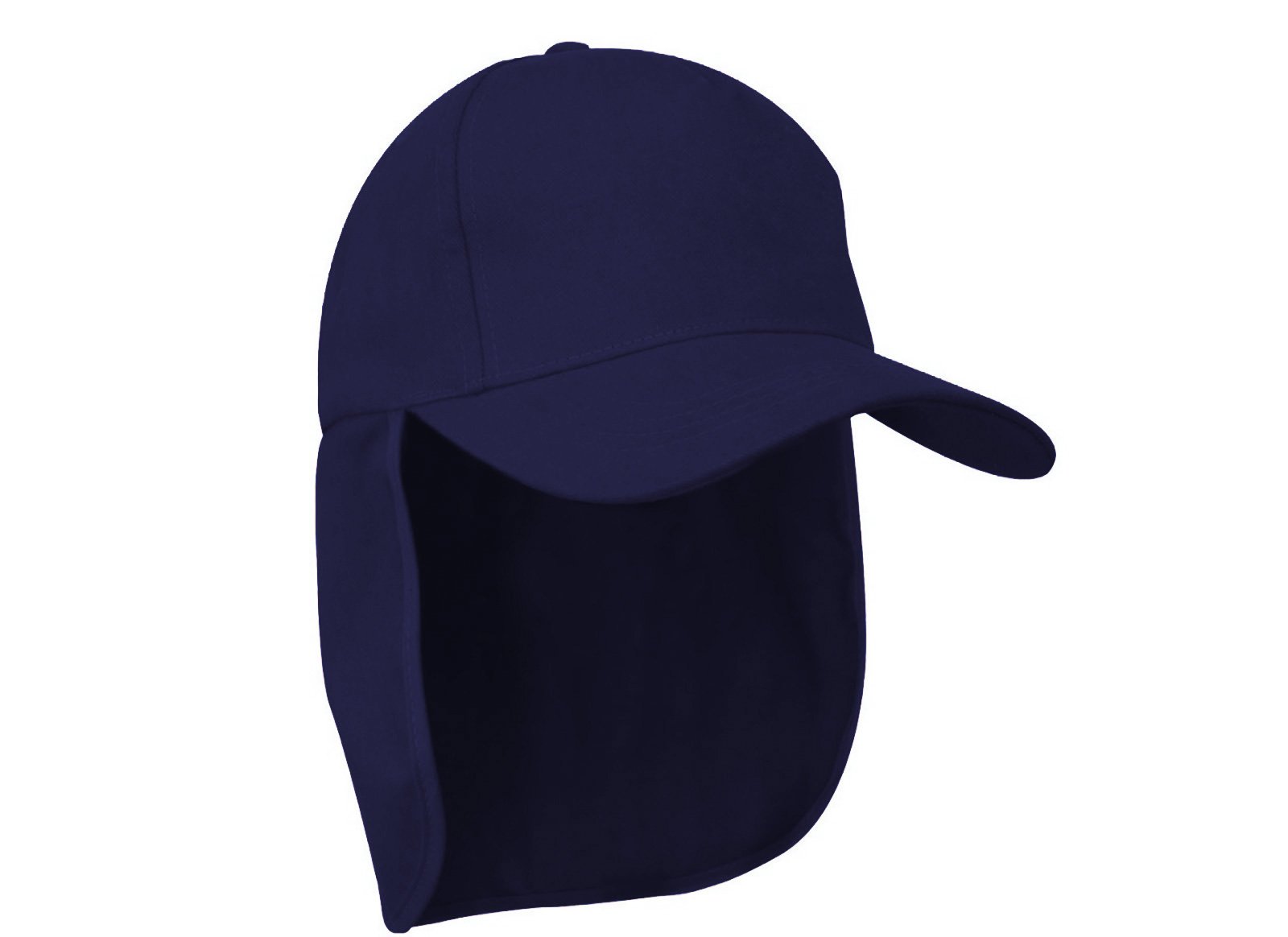 Morefaz Junior Legionnaire Style Baseball Cap Boy Girl Children Summer Sun Hat Protection Child Kids Hat Sport MFAZ Ltd (Nave)