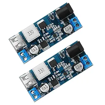 HiLetgo USB Voltage Regulator, Corded Electric, 6A, 5.2V/25-30W, Synchronous Rectification, for Phone Fast Charging