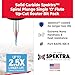 Amana Tool Spektra Coated Solid Carbide Spiral O Flute CNC Router Bit Set, AMS-166-K 5-Pc, 1/4 Inch Shank Up-Cut