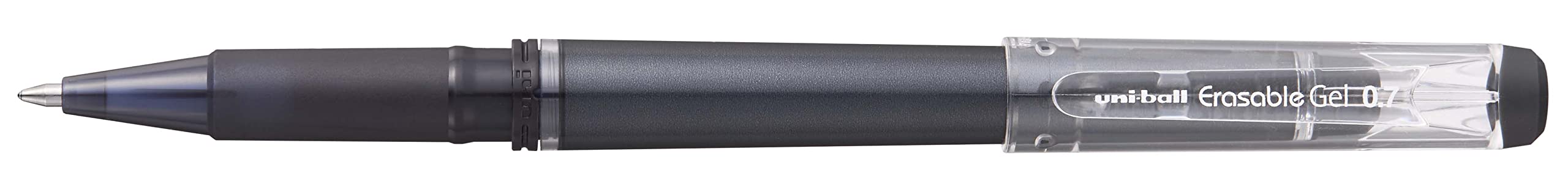 uni-ball UF-222-07 Erasable Rollerball Gel Pens. Premium 0.7mm Ballpoint Tip for Super Smooth Writing Drawing & Colouring. pack of 5 Blk/Blu/Red - Image 2