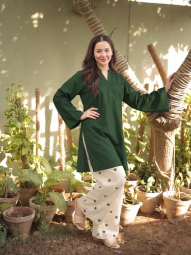 Image of ANNI Designer Farshi Salwar Suit Set for Women Viscose Solid | Co-ords Set for Woman | Kurta Palazzo 2 Piece Outfit | Mandarin Neck Full Sleeve Regular Fit Ethnic Dress Stylish Womens