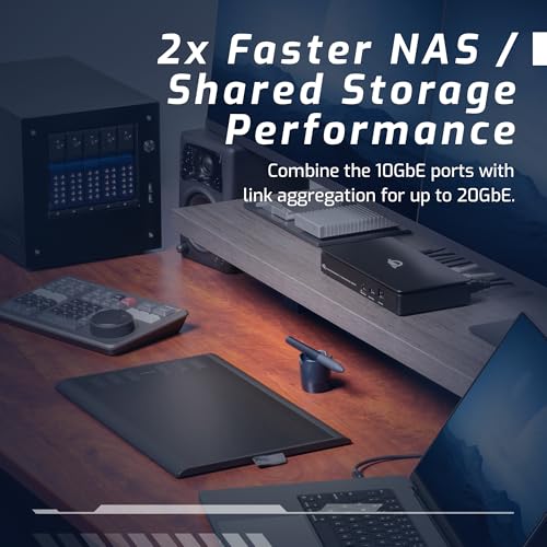 Image of OWC Thunderbolt 5 Dual 10GbE Network Dock
