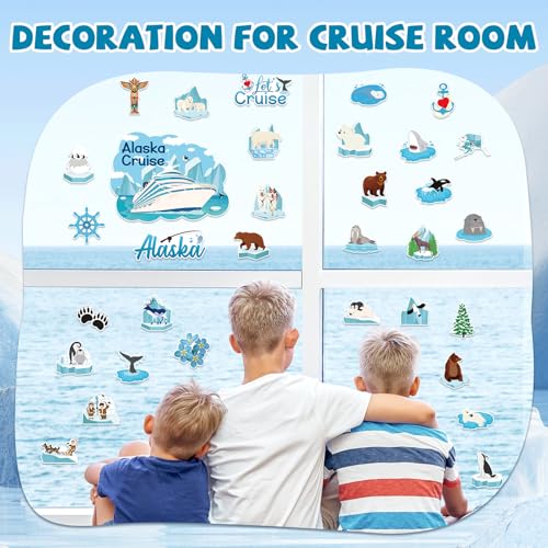 Set 33 Imanes Decorativos Temática Alaska para Refrigerador miniatura 5