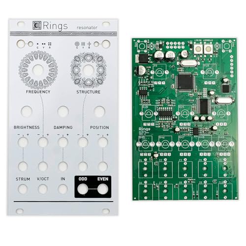 Rings SMD Populated PCB and Panel - Eurorack Module PCB Set by Sound Study Modular